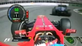 Alonso Vs Hamilton Onboard Canada 2013 F1