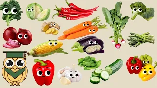 Vegetables | Fun education video vegetables| Clever tots academy