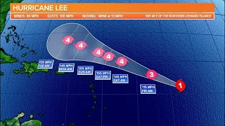 Hurricane Lee set to become a major hurricane