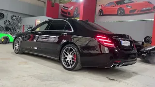 Mercedes S63 AMG Facelift Exhaust sound *CLASS MOTORS HASKOVO*