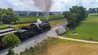 #90 Handling tourists duties on a typical hot summer afternoon (Strasburg Railroad 2017)