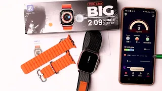 How to Connect and Disconnect T900 Ultra Smart Watch with Phone