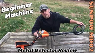 The SUNPOW MD02 Metal Detector Review - A Beginners Machine Guide for Metal Detecting