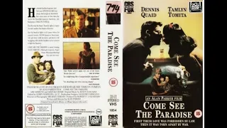 Original VHS Opening: Come See The Paradise (1991 UK Rental Tape)