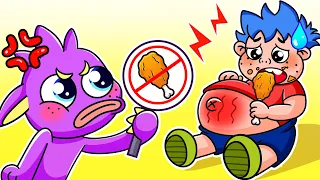 We Shouldn't Eat Too Much Song 🍔🚫+More Educational Cartoons For Children | kids Songs | Chuppa Kid🌈