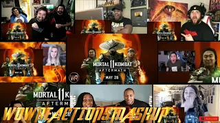 Mortal Kombat 11: Aftermath - Official Announcement Trailer Reactions Mashup