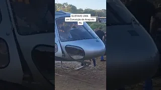 Gusttavo Lima em Conceição do Araguaia Pará de Helicóptero