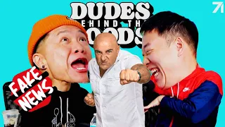 David Fights a Taxi Man + We Almost Puked From Stinky Food | Dudes Behind the Foods Ep. 115