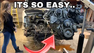 How To Remove A Duramax Engine