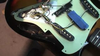 How to MAKE and WIRE a dummy coil for a Strat. SIMPLE!