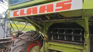 Розпочато підготовку комбайна до жнив 2021.CLAAS Dominator 66.Ремонт.Заміна бичів #claas #бичі