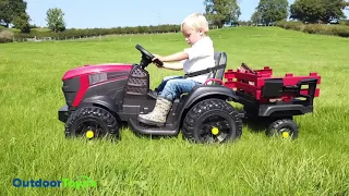 FarmTrac Utility Mule Children’s 12V Ride On Electric UTV from Outdoortoys