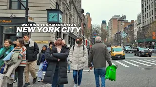 NEW YORK CITY - Manhattan Winter Season, Upper West Side, Broadway, Travel, USA, 4K