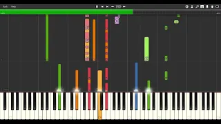 (REMAKE) Michael Jackson - Stranger In Moscow (Synthesia Piano Tutorial)