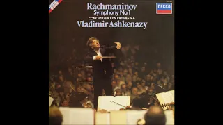 Sergei Rachmaninov : Symphony No. 1 in D minor Op. 13 (1895)