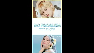 Nayeon 'No Problem' (ft. Felix of Stray Kids) Lyrics (Color coded lyrics Eng/Rom/가사) #shorts