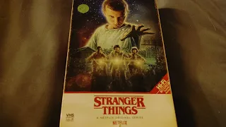 STRANGER THINGS SEASON 1 RETRO VHS COVER DVD Overview!