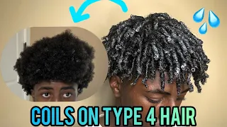 How To Do Coils On Type 4 Hair ✅