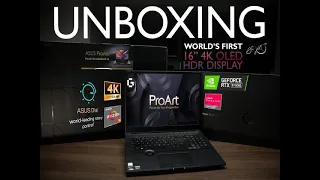 ProArt StudioBook 16" 4K OLED - Quick Unboxing ASMR Experience