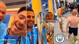 Manchester City Crazy Dressing Room Celebrations After Winning Champions League