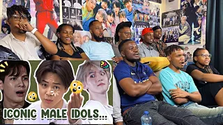 Africans show their friends (Newbies) 100 ICONIC moments in the HISTORY of MALE IDOLS