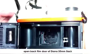 Installing the Diana+ 35mm Back