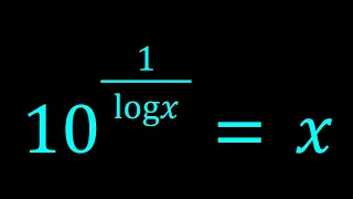 A Log Equation | Math Olympiads