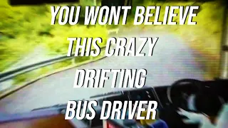 Crazy Japanese Bus Driver Drifting In The 90s 頭文字D バス ドリフト イニシャル・ディー 元朗小巴司機