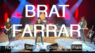 BRAT FARRAR Live Full Concert 4K @ ROCKSEA Saint-Gilles-Croix-De-Vie France August 1st 2023