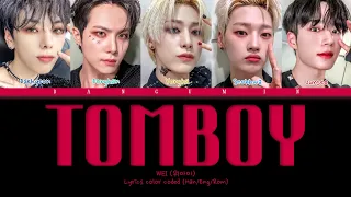 [Live] WEi (위아이) "TOMBOY" (톰보이원곡) Show Champion LYRICS COLOR CODED (HAN/ENG/ROM)