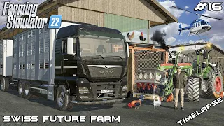 Building COW PASTURE and CHICKEN COOP with @kedex | Future Farm | Farming Simulator 22 | Episode 16