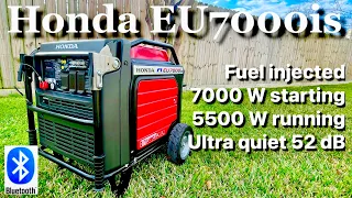 Honda EU7000is 7000 Watt Bluetooth Generator Review (Whole House Backup Generator)