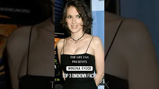 Winona Ryder 3 Unknown Facts #facts #dailyfacts #shorts #winonaryder #strangerthings #hollywood