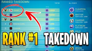 RANKED #1 TAKEDOWN GAME (5K MAX RANK) - SPLITGATE PRO GAMEPLAY