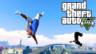 GTA Parkour Fails|Неудачные падения|Неудачный паркур|Фэйлы в ГТА 5 (4 часть)