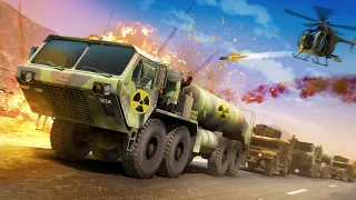 NUCLEAR CONVOY ATTACK in GTA 5 Online!