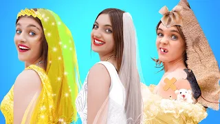 Noiva Pobre VS Noiva Rica VS Noiva Mega Rica | Momentos estranhos e engraçados do casamento