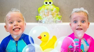 BATH SONG + More Kids Songs Gaby and Alex & Nursery Rhymes