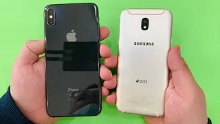 iPhone XS MAX vs Samsung Galaxy J5 Pro