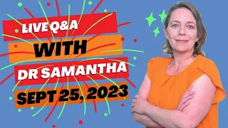 Pregnancy Q&A Live with Dr. Samantha: Ask Your Questions Now! 9/25/23