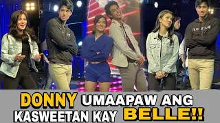 DONNY PANGILINAN UMAAPAW ang PAG-AALAGA at KASWEETAN kay BELLE  MARIANO!! |romiliah ph|