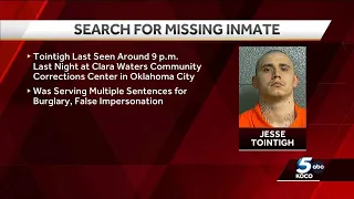 Authorities search for inmate who walked away from OKC correctional center