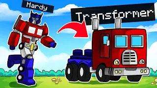 MINECRAFT pero NOS CONVERTIMOS en TRANSFORMERS 😱💥