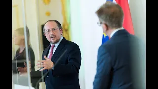 Pressekonferenz von Außenminister Alexander Schallenberg am 03. Juni 2020