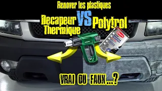 Décapeur thermique pour renover les plastiques , CA DONNE QUOI ...?