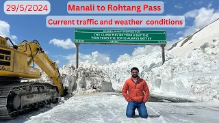 Current Traffic, Weather, and Snow Updates: Manali to Rohtang Pass #manali #rohtang #traffic