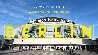 [4K] 60fps walking through Berlin around the East Side Gallery