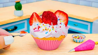 🍓 Best of Miniature Strawberry Chocolate Cake 🍓 | Fancy & Fun Dessert Idea!