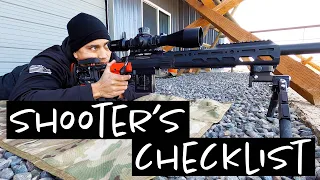 Modern Day Rifleman's - Shooter's Checklist