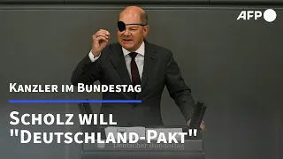 Scholz schlägt "Deutschland-Pakt" zur Modernisierung des Landes vor | AFP